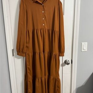 Elegant Tiered Maxi Dress